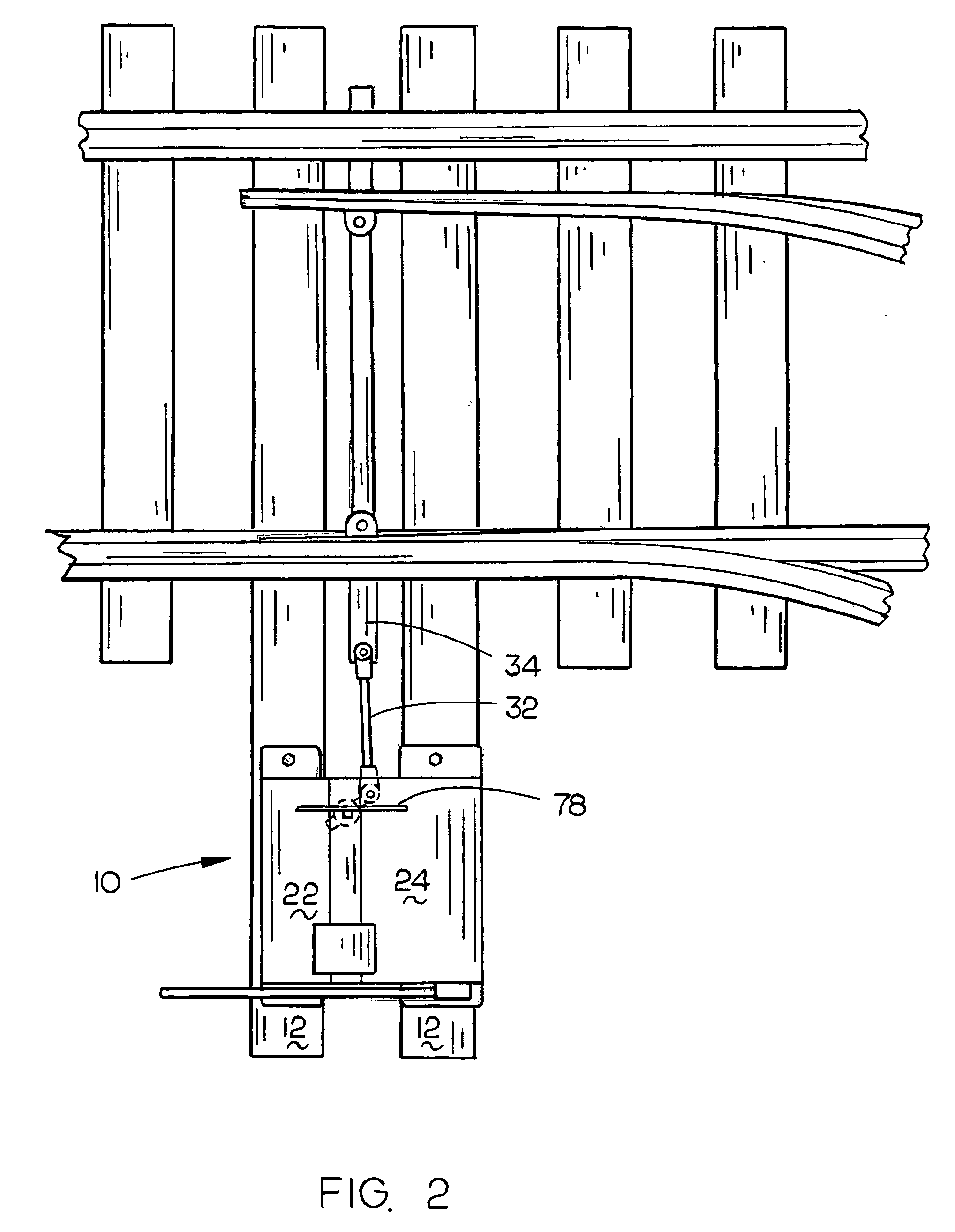 Railroad yard switch machine