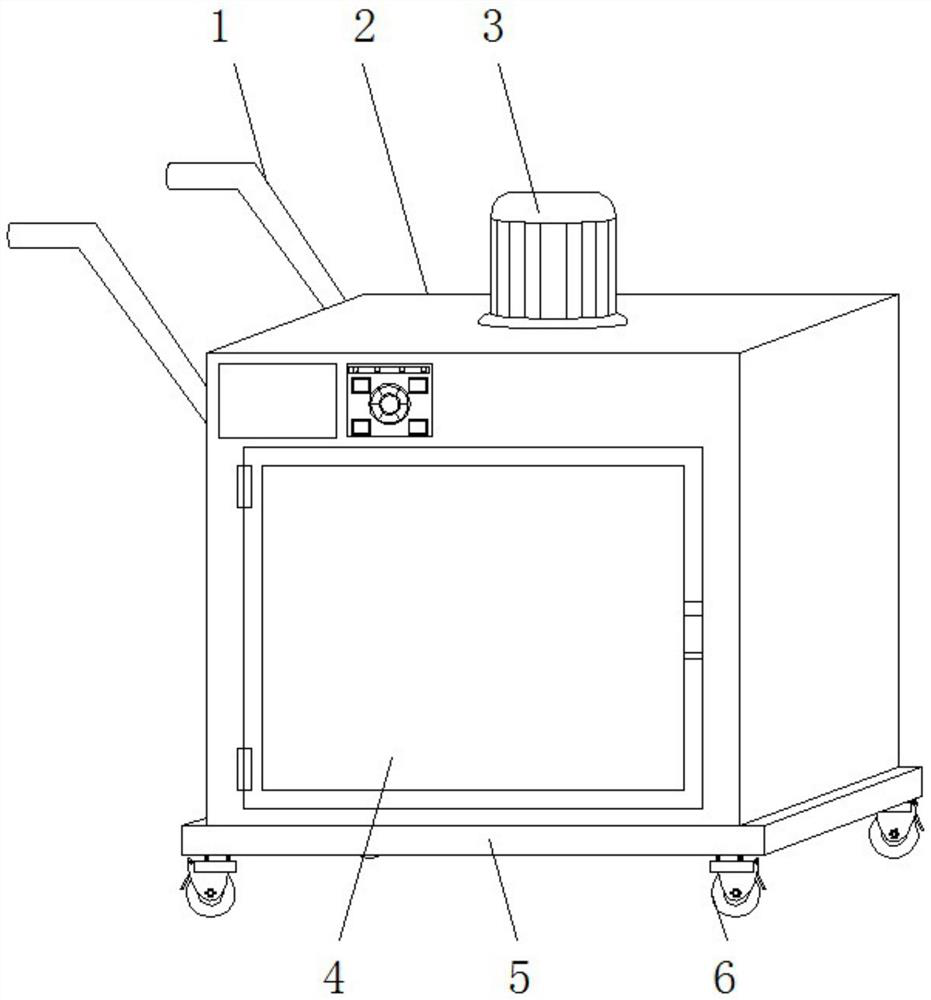 Rapid sterilization device for medical beauty apparatus to be mounted conveniently