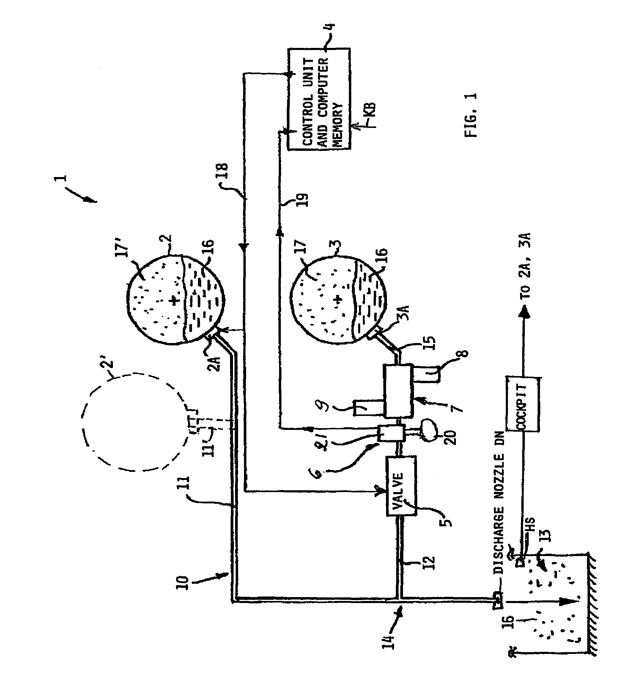 Method and apparatus for extinguishing a fire in an enclosed space