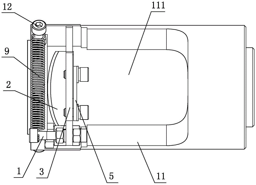 A mechanical sugarcane egg yolk leaf stripping knife