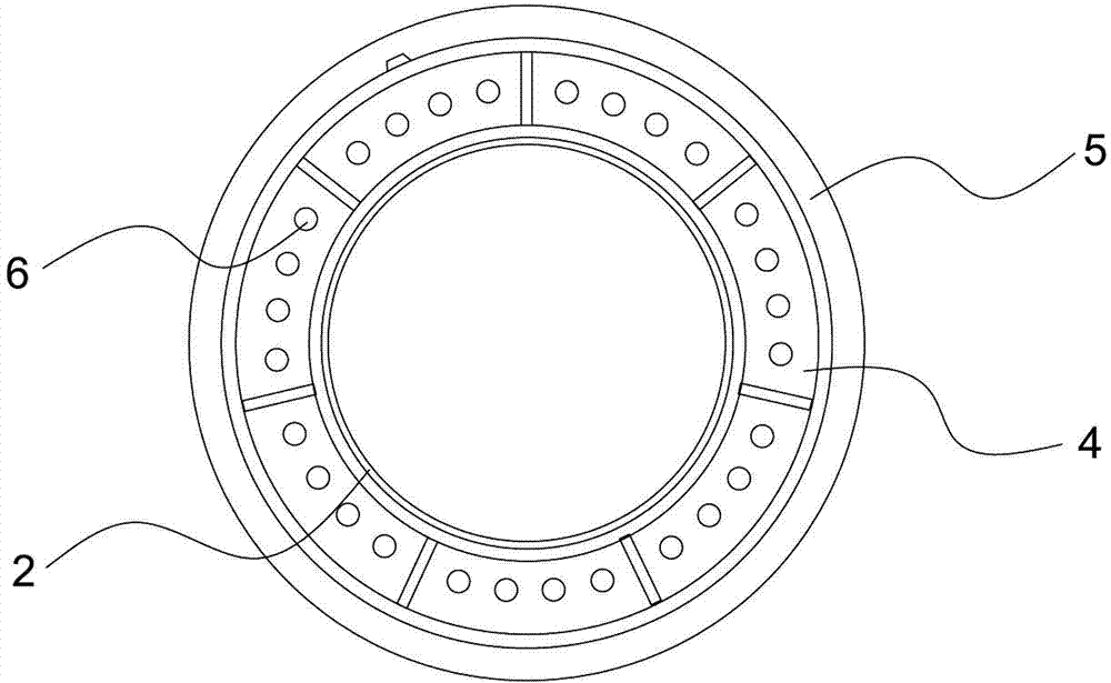 Combined type building seepage-proofing device for water pipes penetrating boards