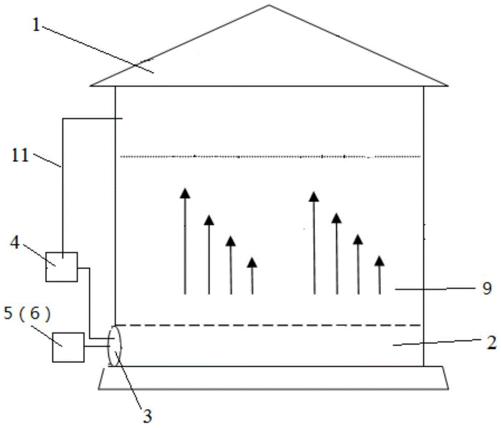 Method for actively killing injurious insects in grain bulk by using gas-solid two-phase flow