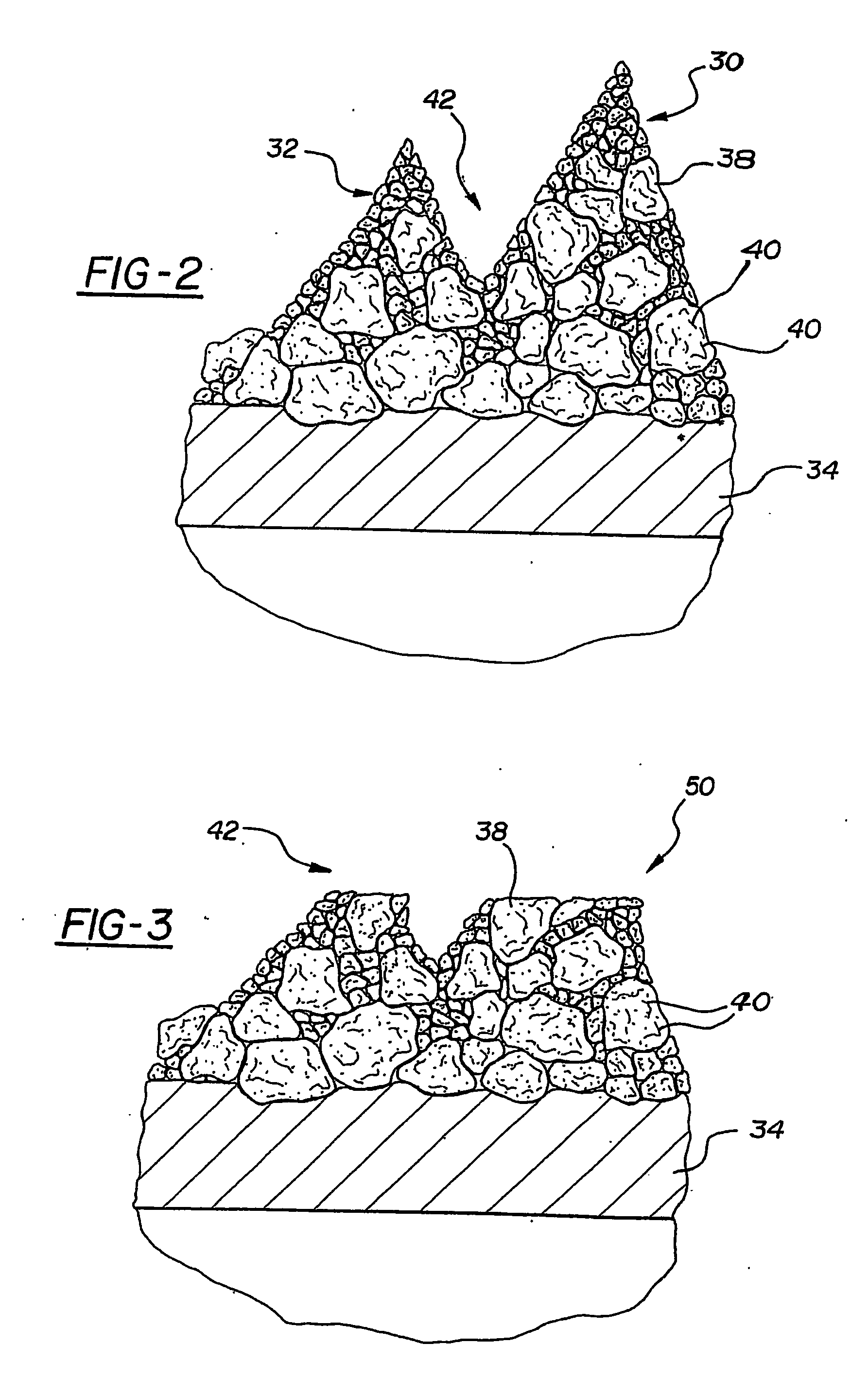 Abradable dry powder coatings on piston assembly components