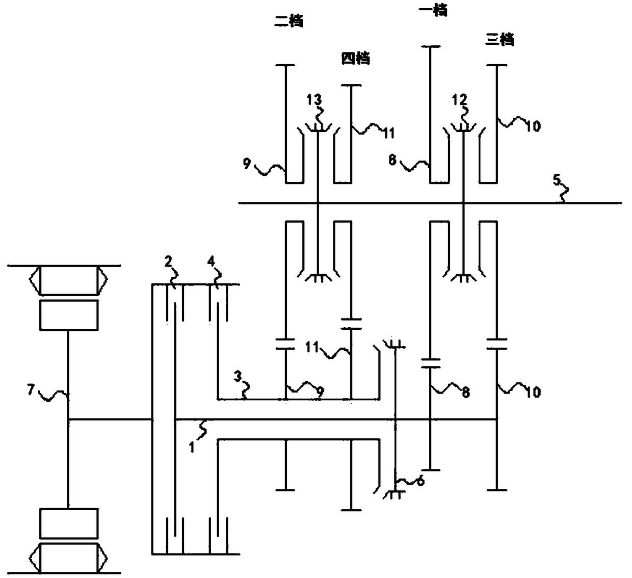 Automobile transmission and control method thereof