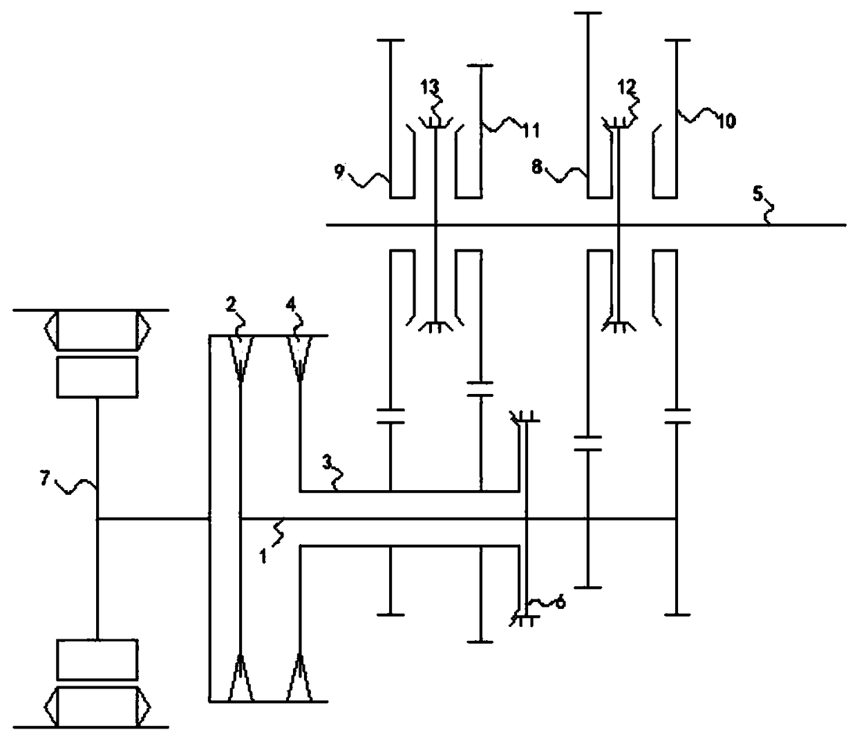 Automobile transmission and control method thereof