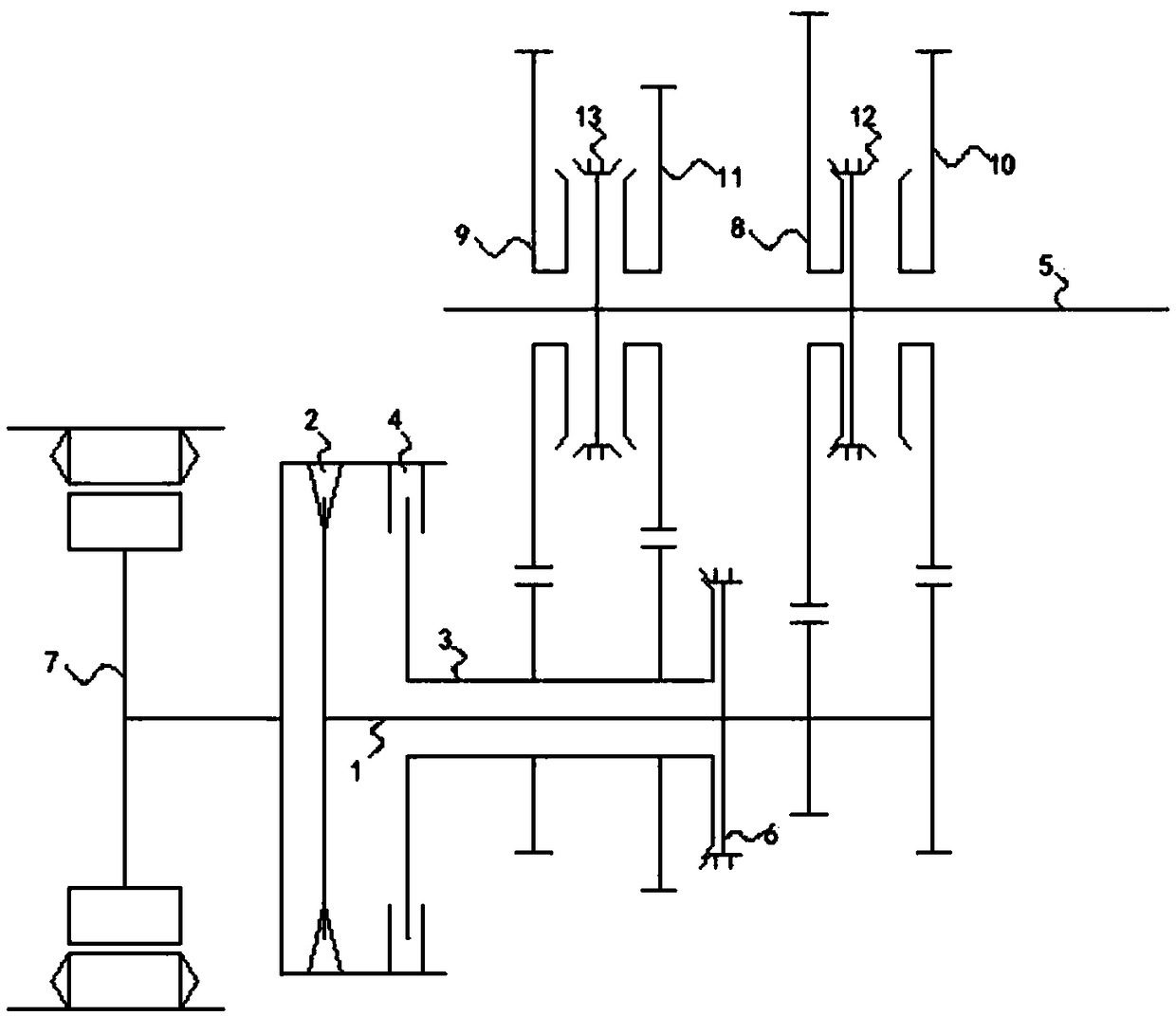 Automobile transmission and control method thereof