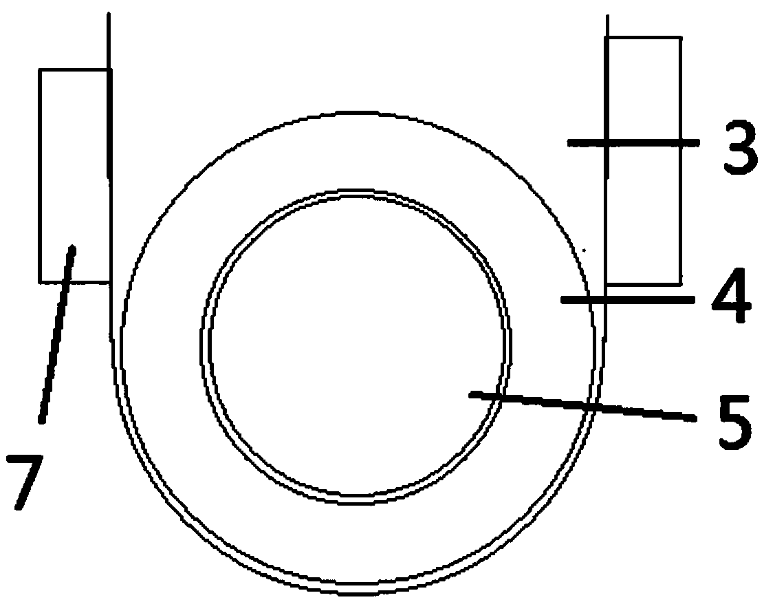 Gantry fragment discharging mechanism