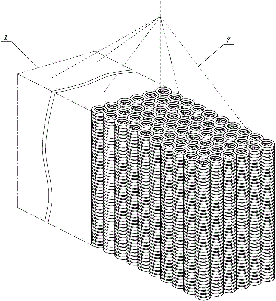 Waste tire rescue cage combination embankment