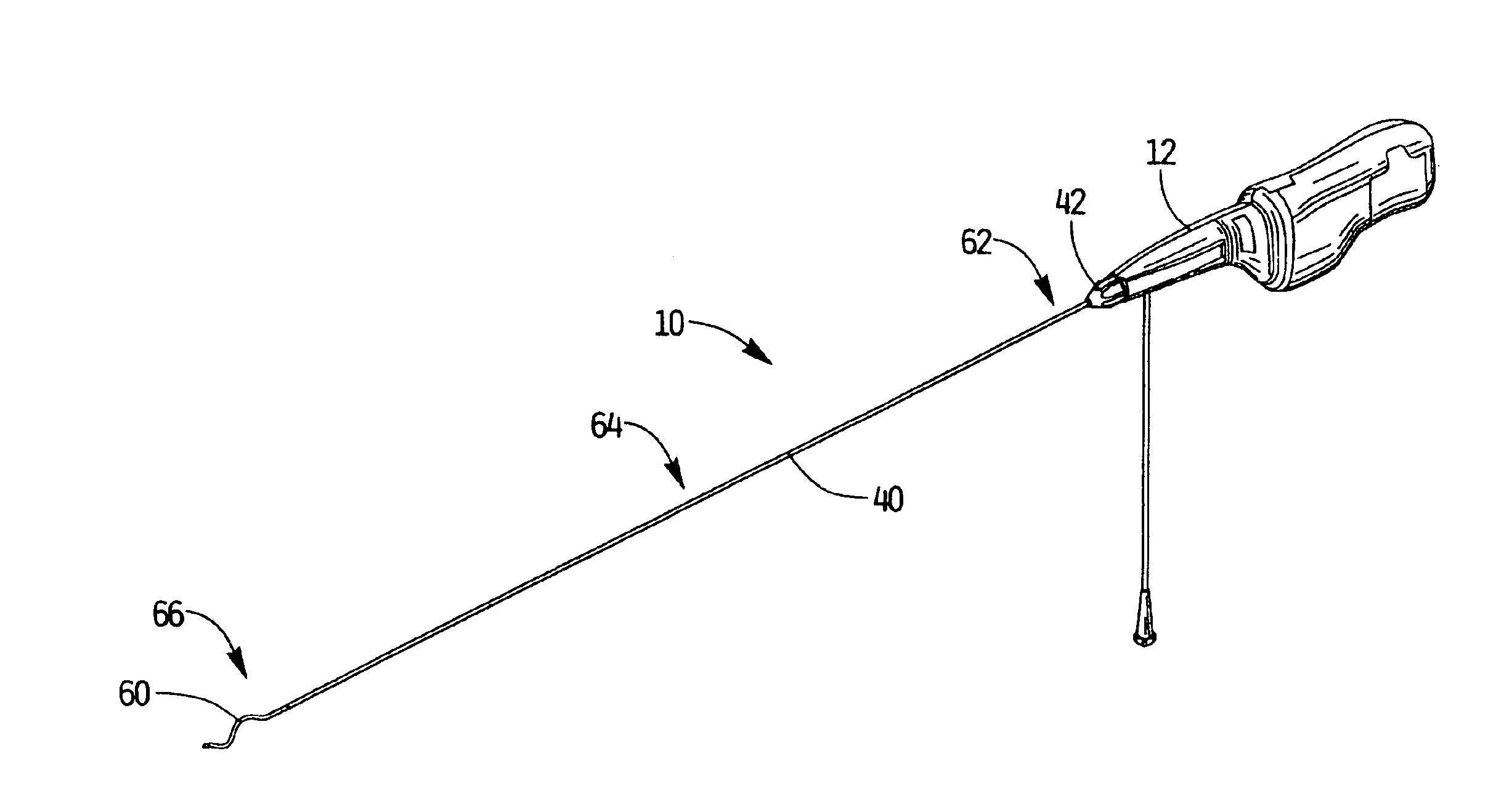 Rotational thrombectomy device