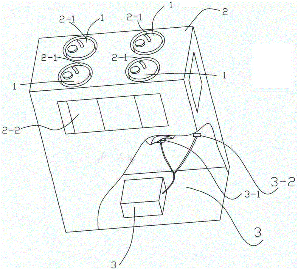 Negative pressure system of ink-jet printer nozzle and control method thereof