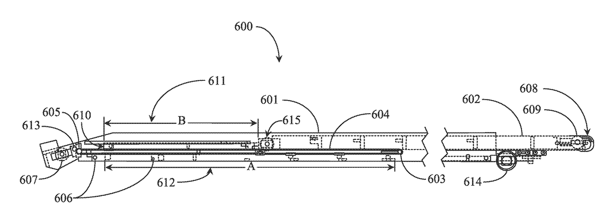 Telescopic material conveyer apparatus