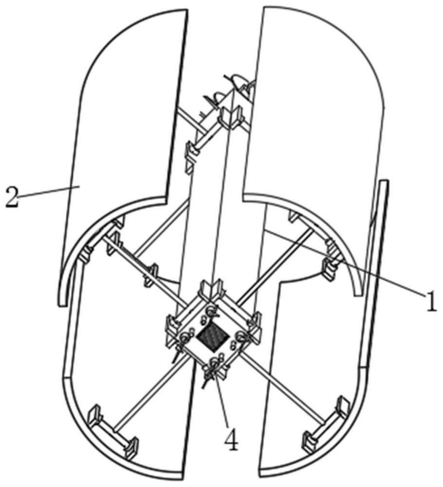 Building foundation supporting structure