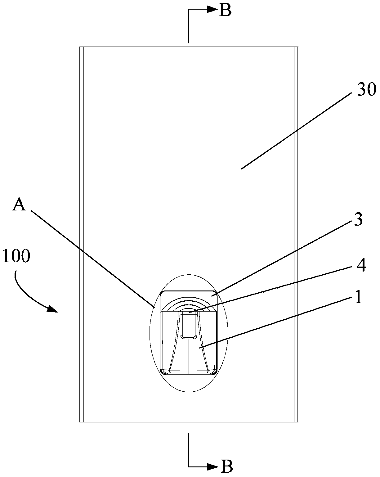 Refrigerator and water dispenser for same