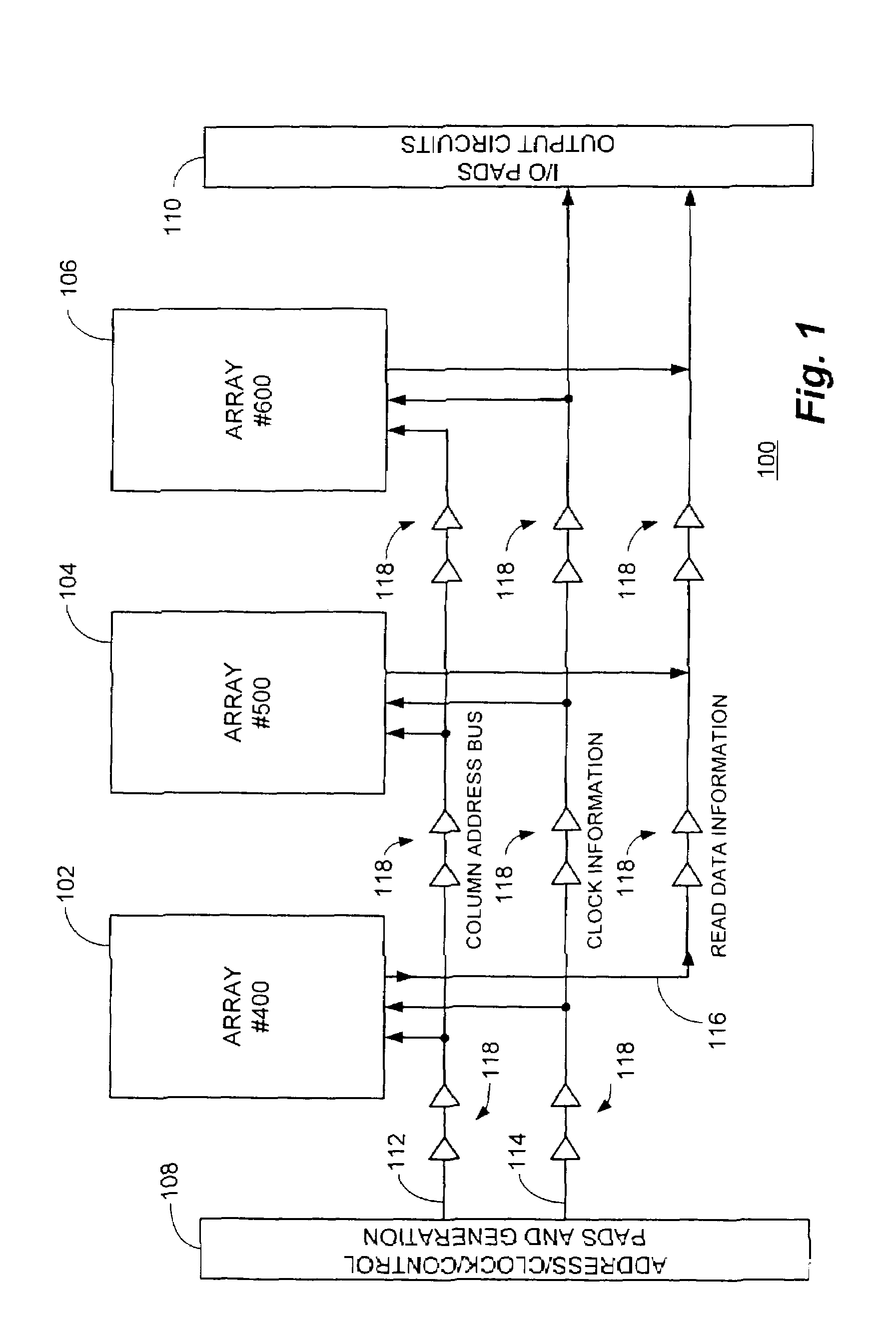 Integrated circuit memory architecture with selectively offset data and address delays to minimize skew and provide synchronization of signals at the input/output section