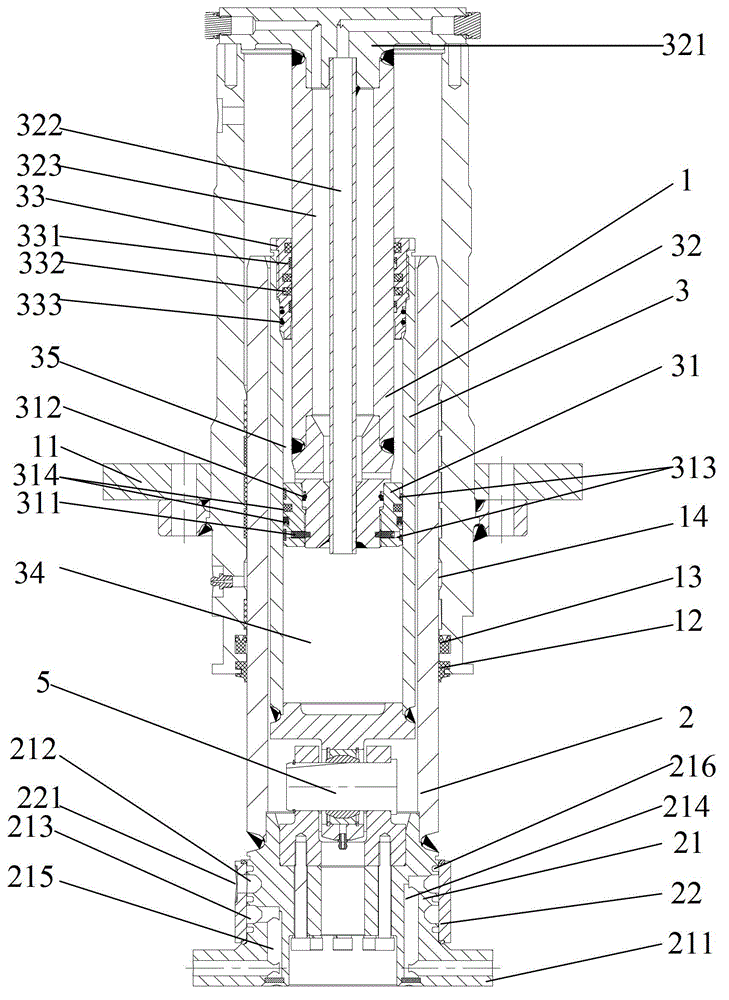 Oil and gas spring cylinder and engineering vehicles