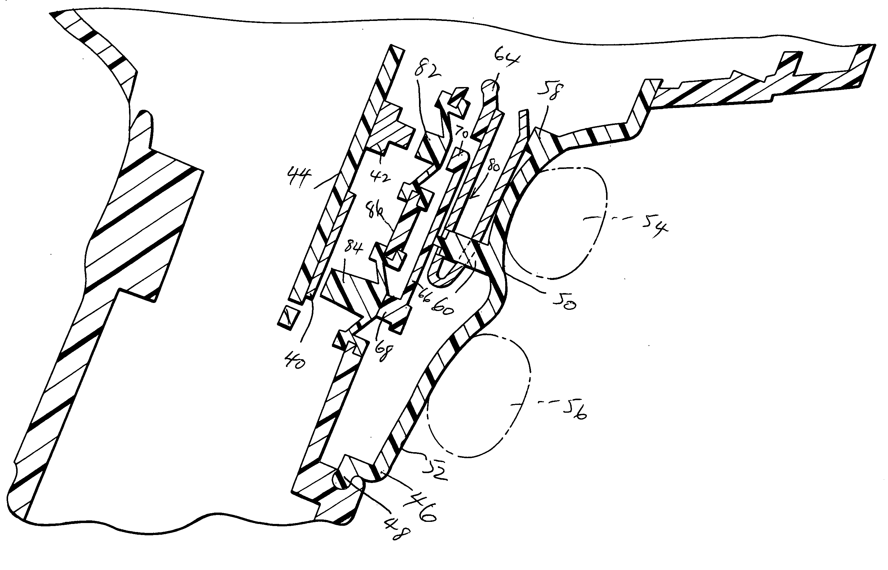 Method of and control switch arrangement for controlling different operational states in an electro-optical reader