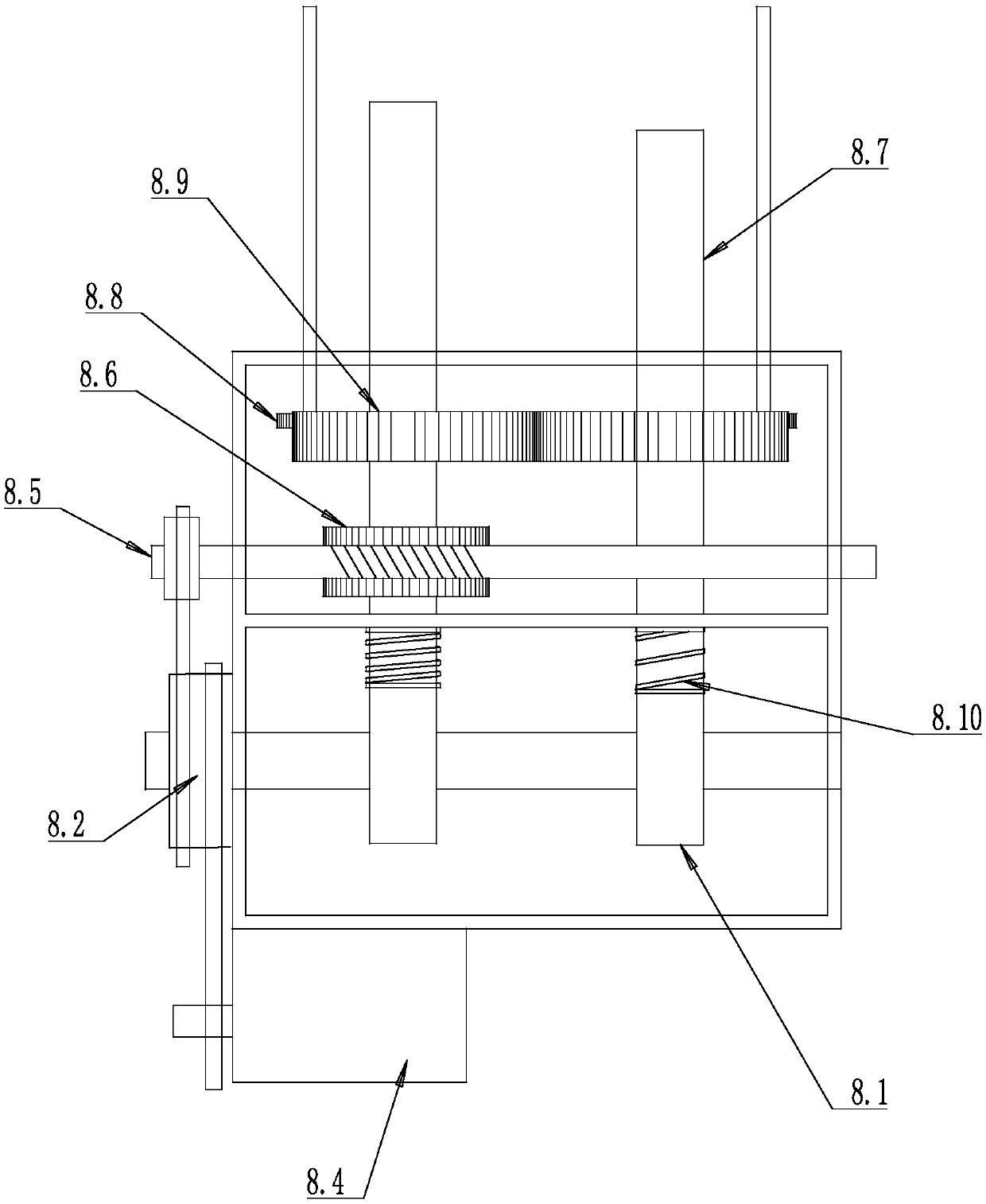 Automatic pelletizing and molding device