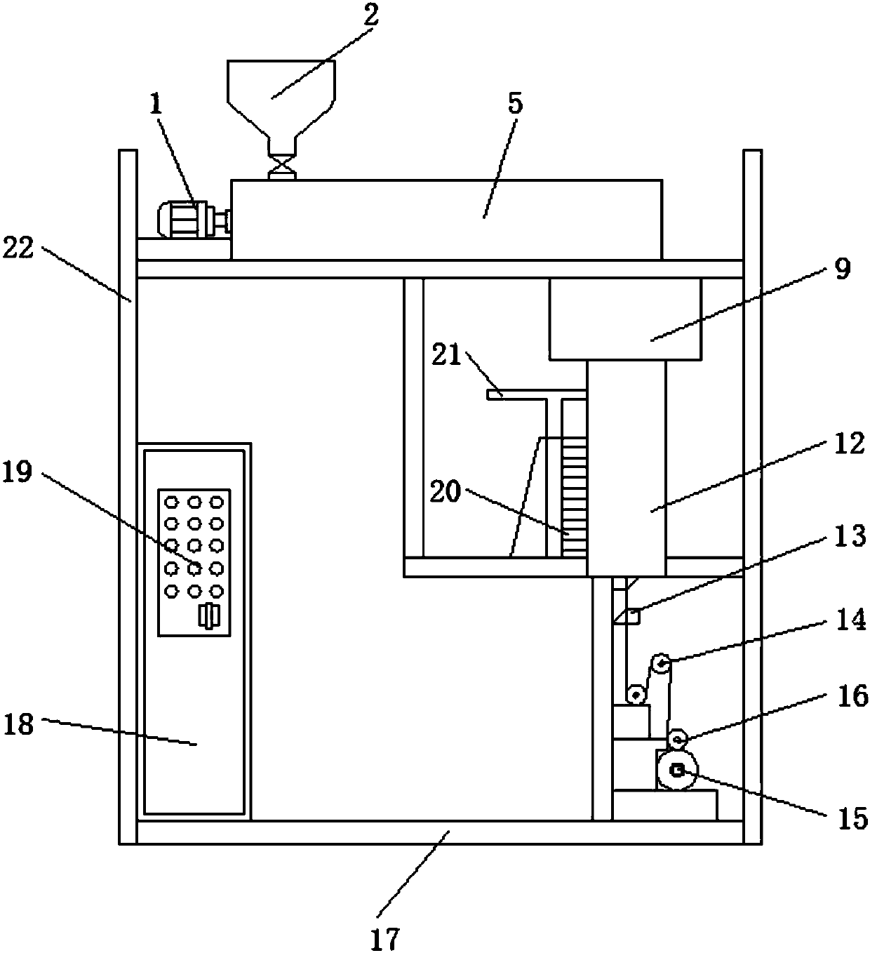 Efficient melt spinning machine