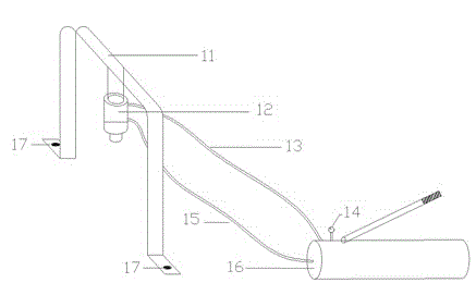 An indoor dam model experimental device for bulk materials