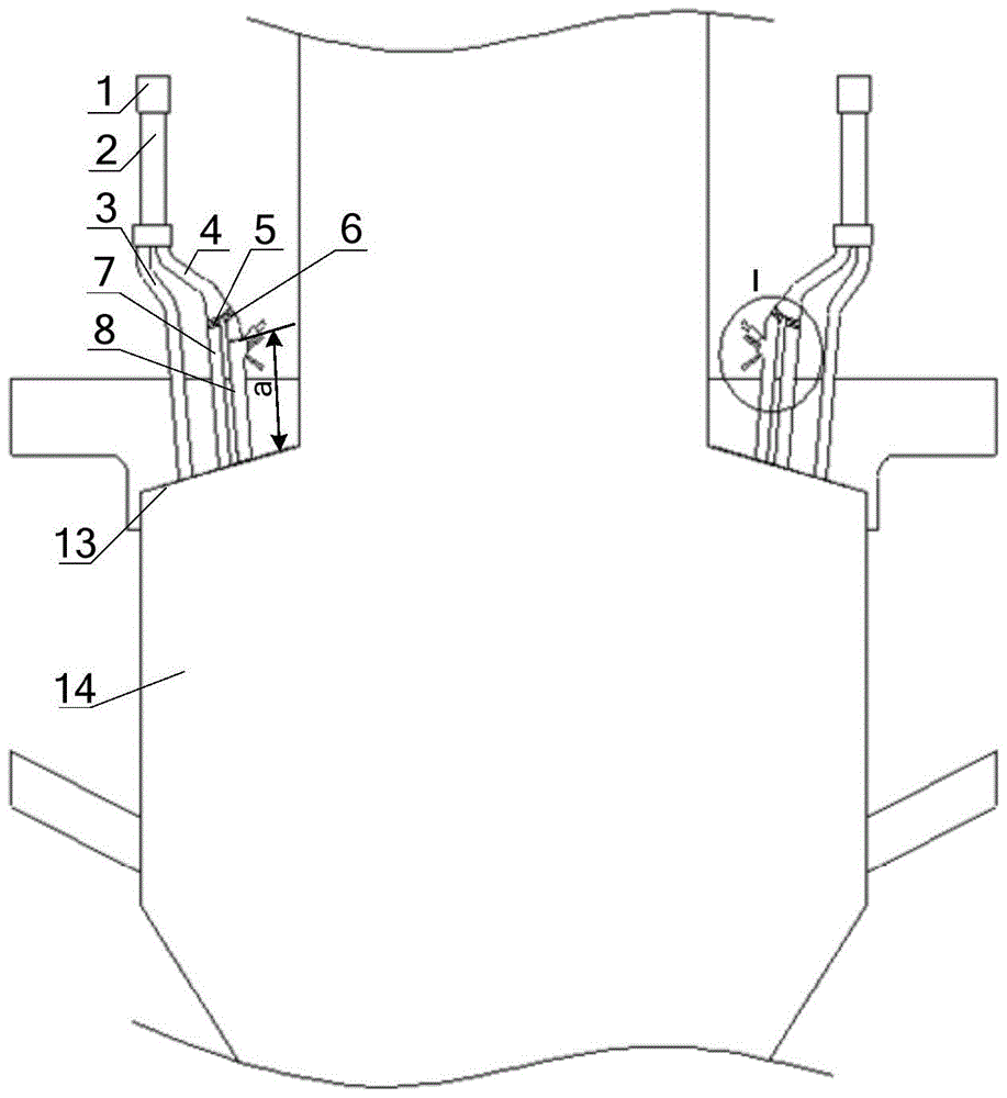 An easy-to-retrofit long-life w-flame boiler with micro-oil ignition device arranged on the arch