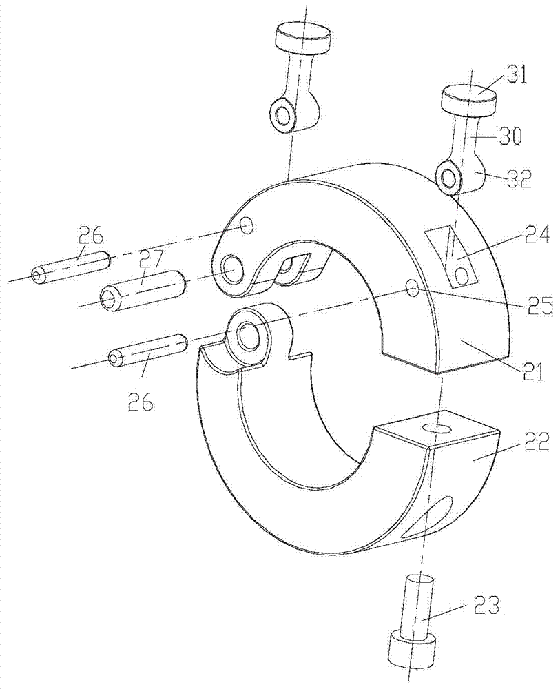 Variable-compression-ratio structure of engine and engine