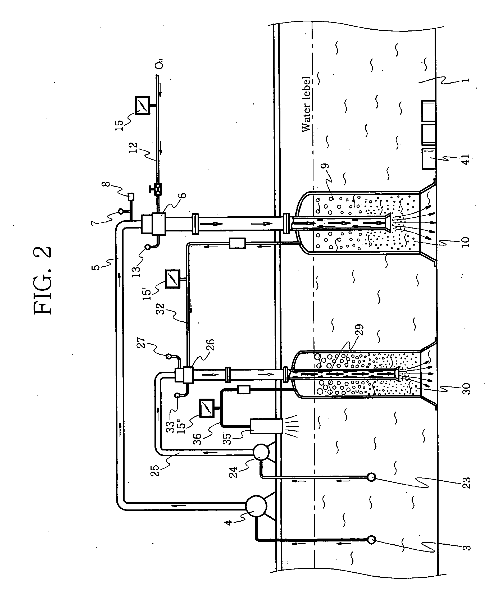 Ozone sterilization method and device for water supply drainage