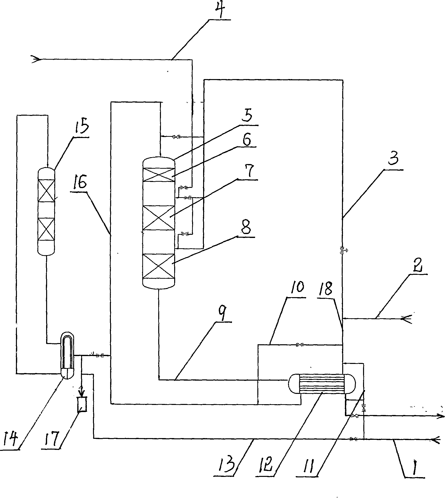 Technique for preparing gasoline by methanol