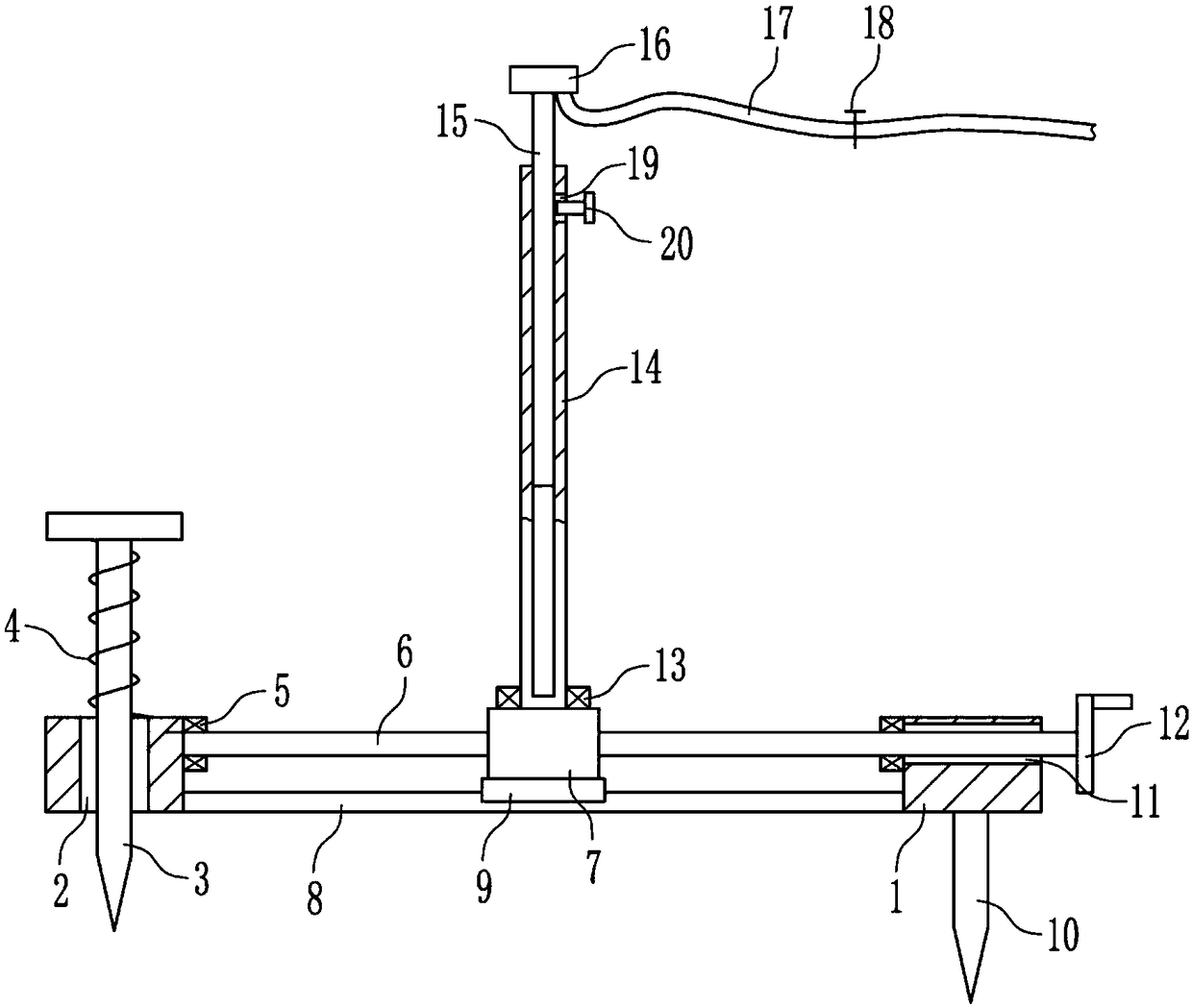 Mechanical agricultural watering equipment