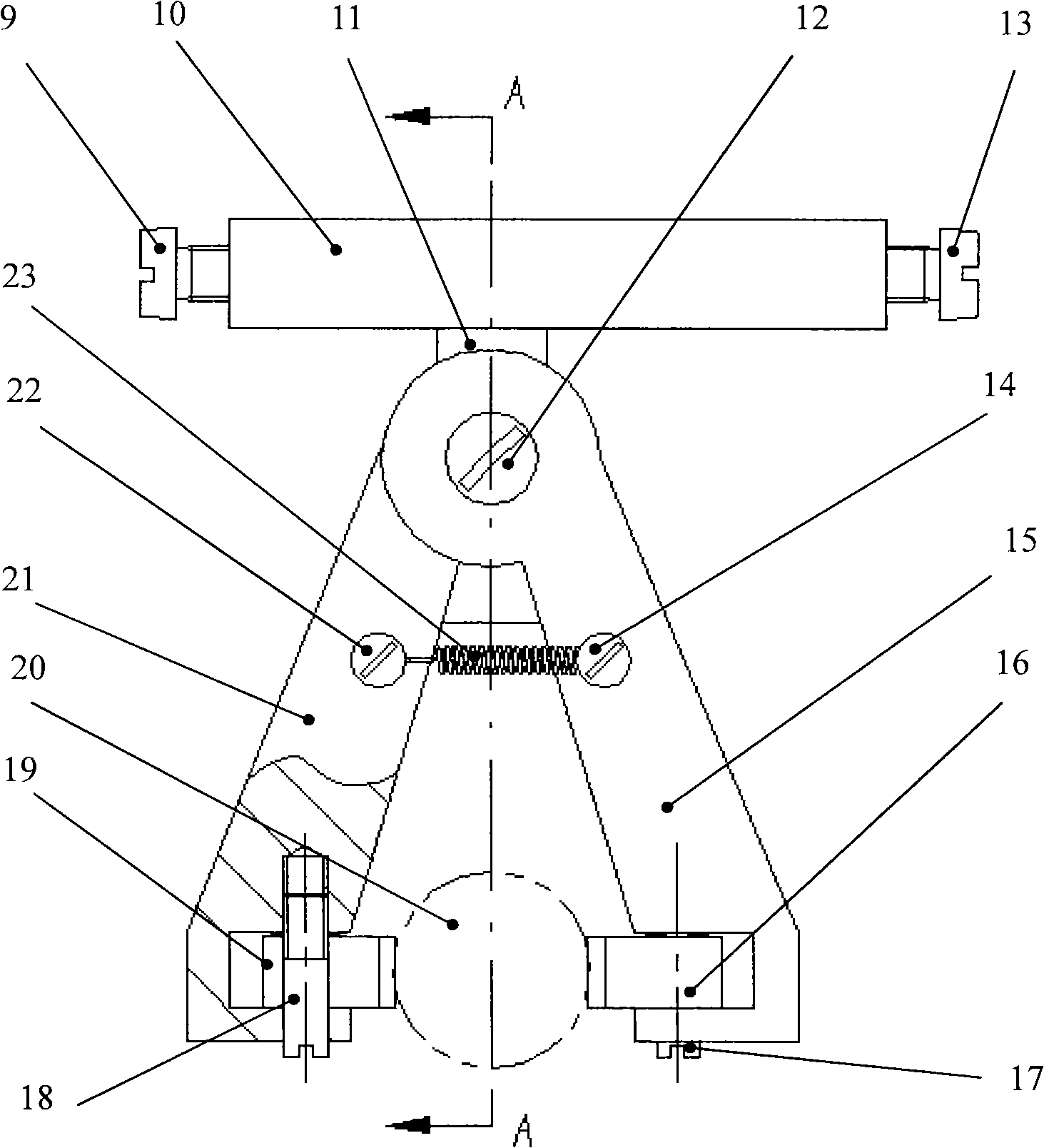 Electrical discharge grinding device for semiconducting ceramic rotating surface with tracking-electrode