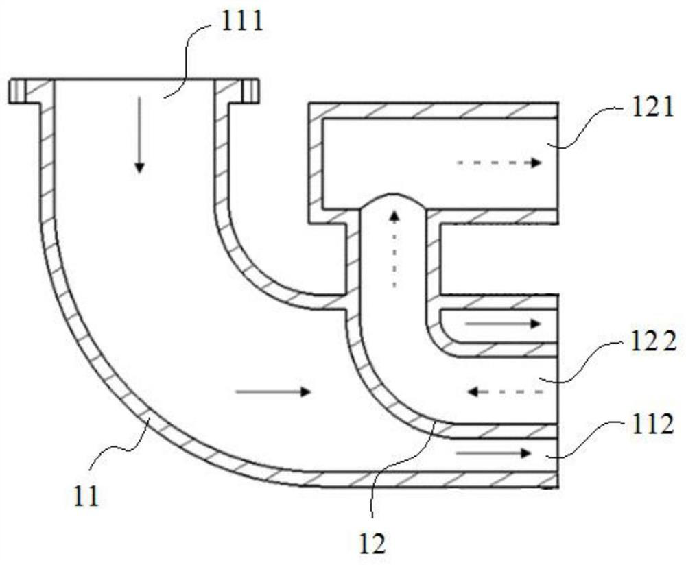 A water separator and a fuel cell