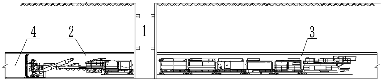 Method for constructing subway tunnel with complicated geology and without shield launching site