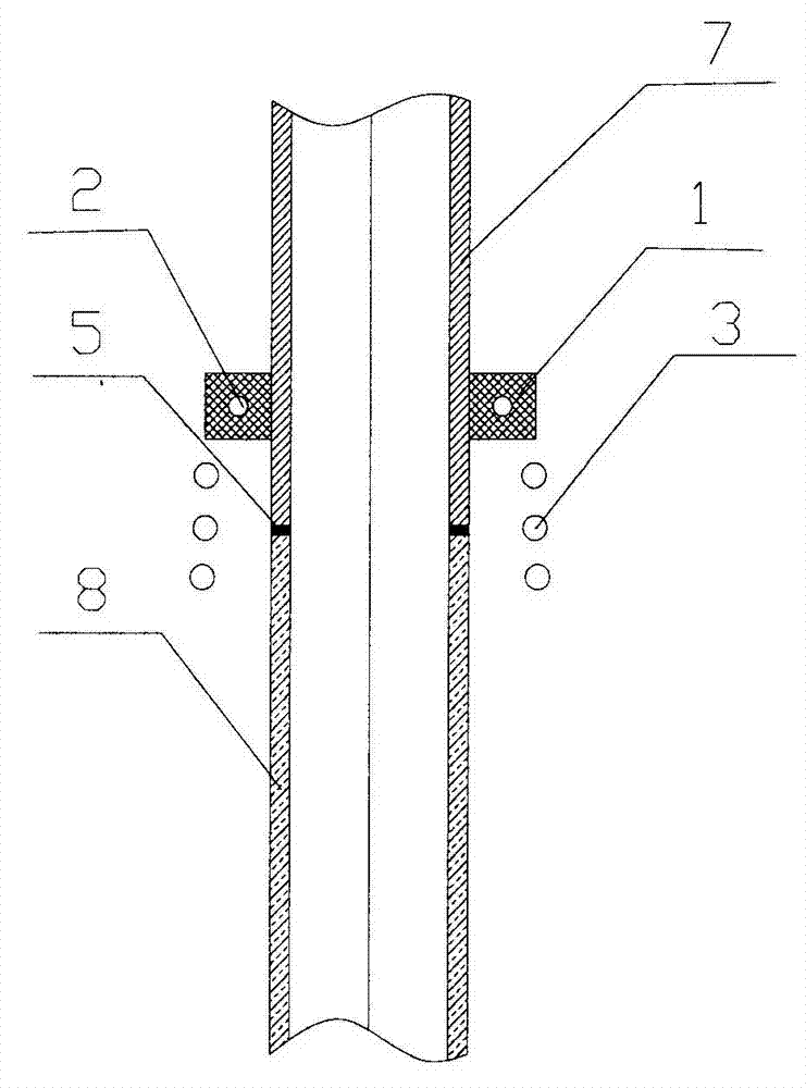 Induction brazing temperature field control method with selective wetting effect