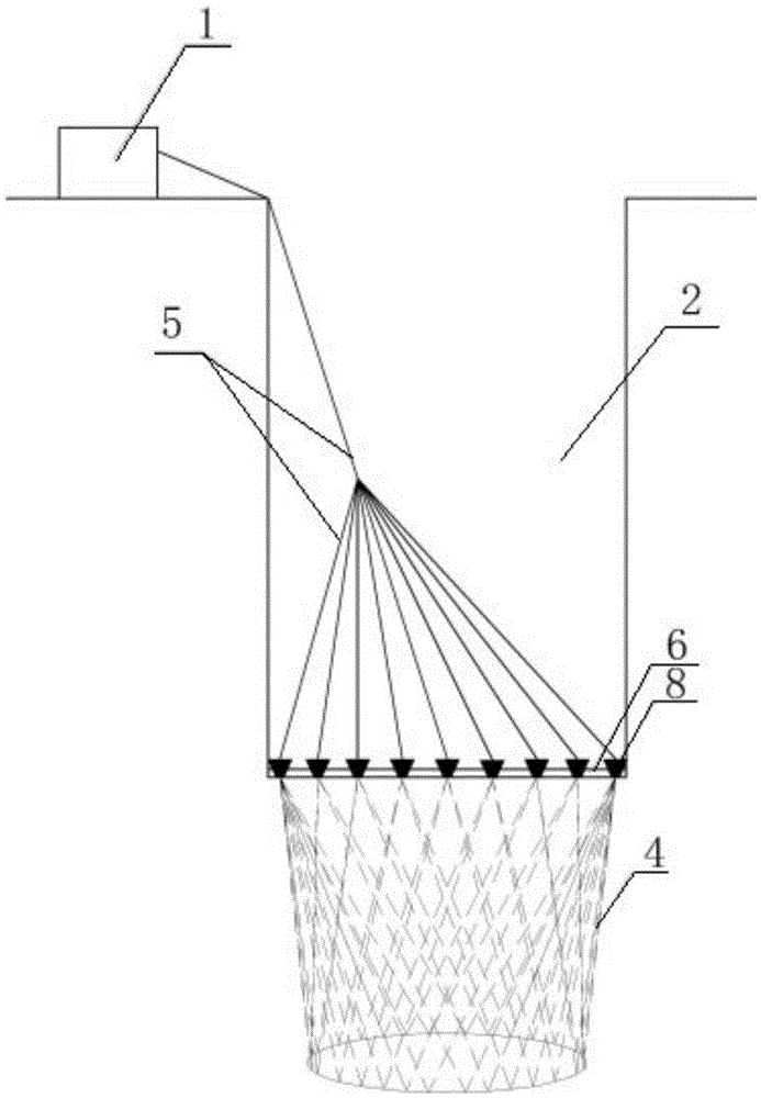 Acoustic reflection device and method for detecting pile hole base geological flaws