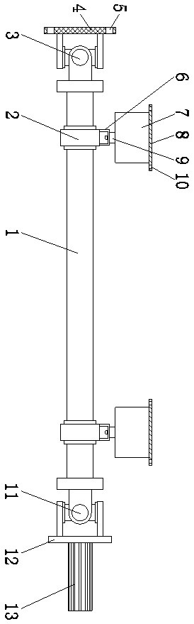 Plug-in transmission shaft with high stability