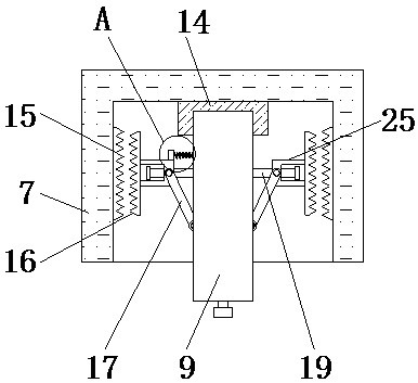 Plug-in transmission shaft with high stability