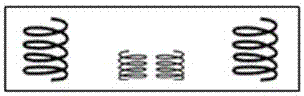 Metal defect eddy current detection device and probe thereof