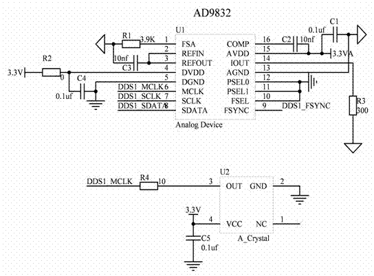 Metal defect eddy current detection device and probe thereof