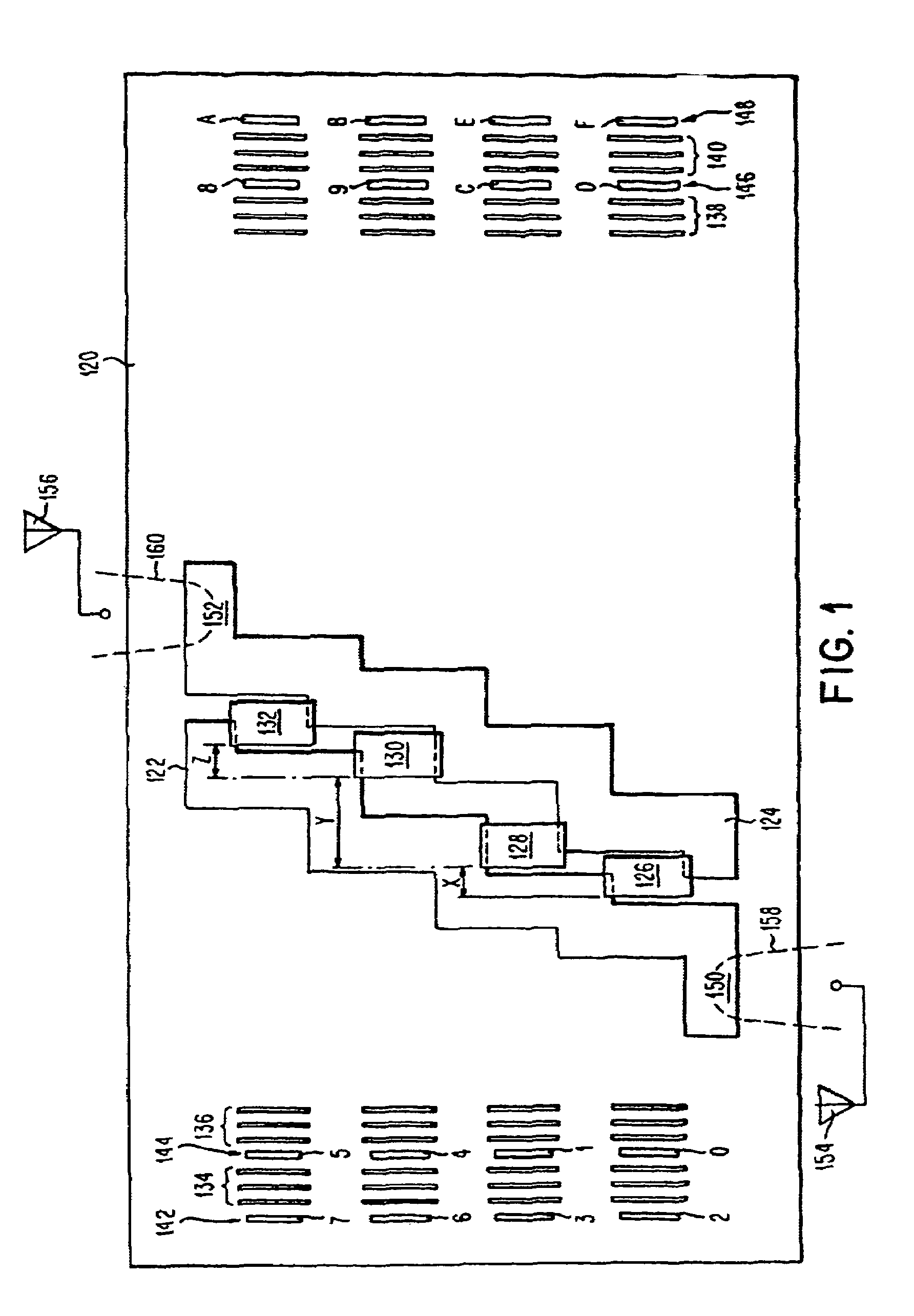 Frequency hopping spread spectrum passive acoustic wave identification device