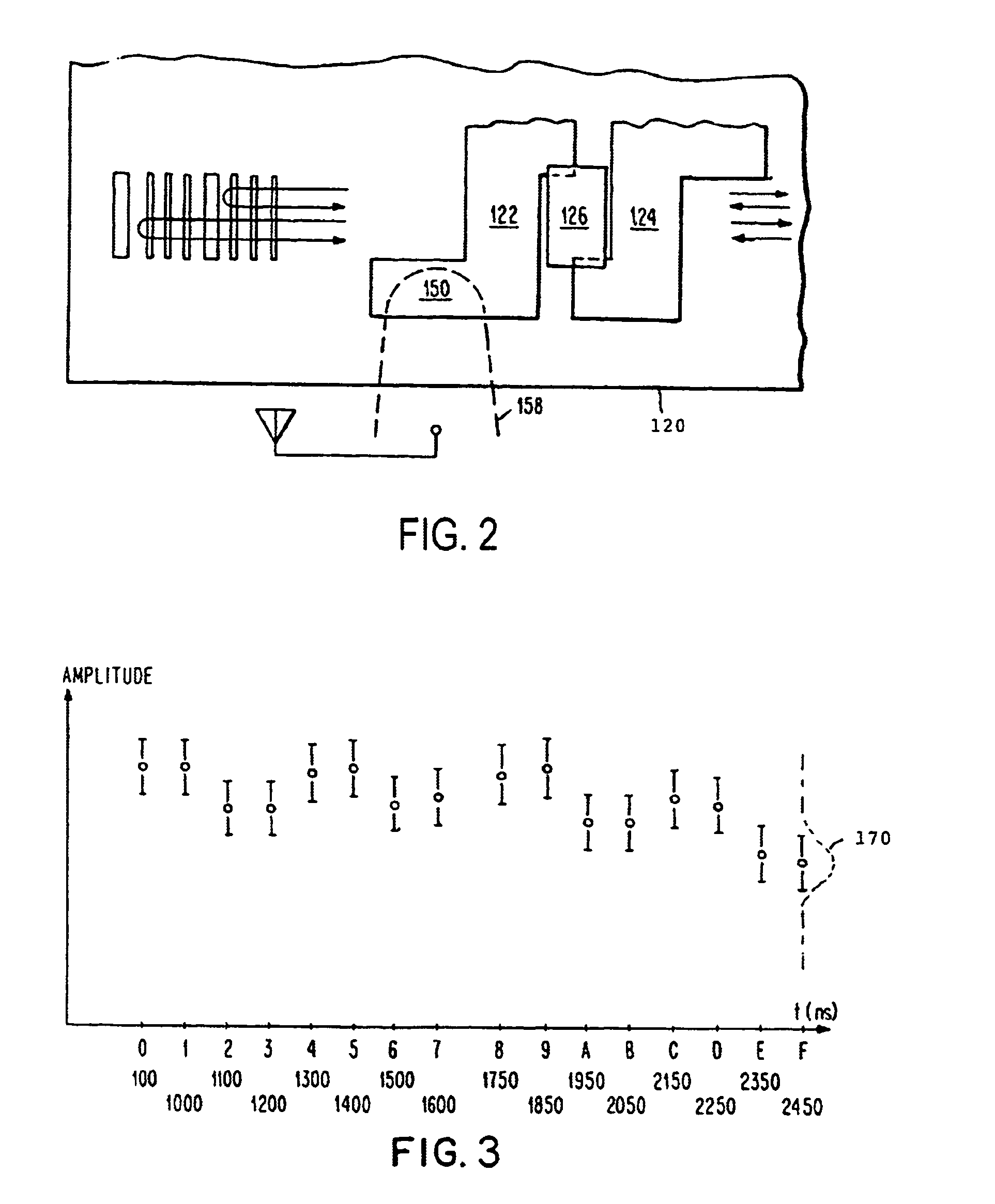 Frequency hopping spread spectrum passive acoustic wave identification device