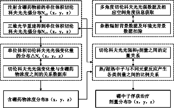 A boron neutron capture therapy dose measurement method