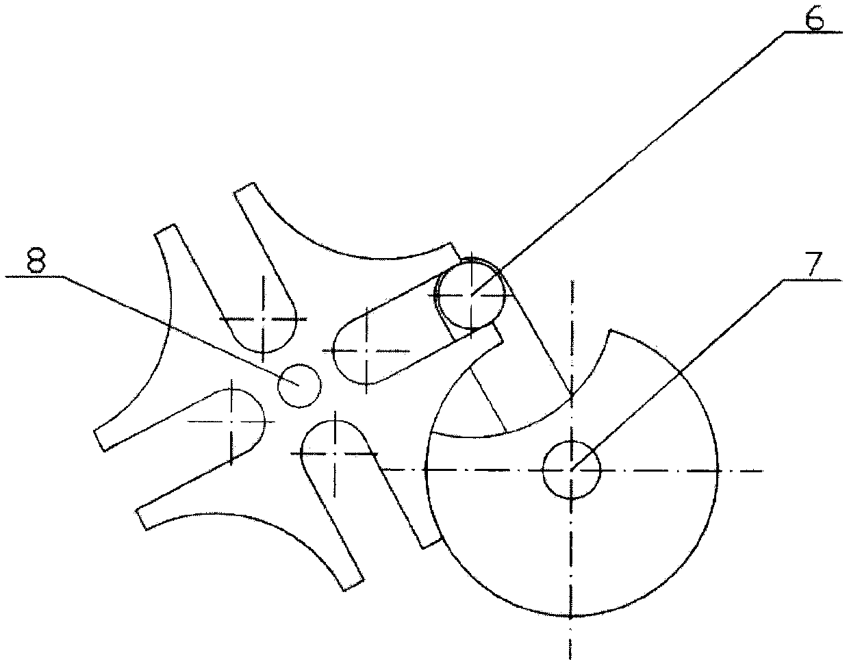 Automatic seedling-distributing apparatus for vegetable transplanting