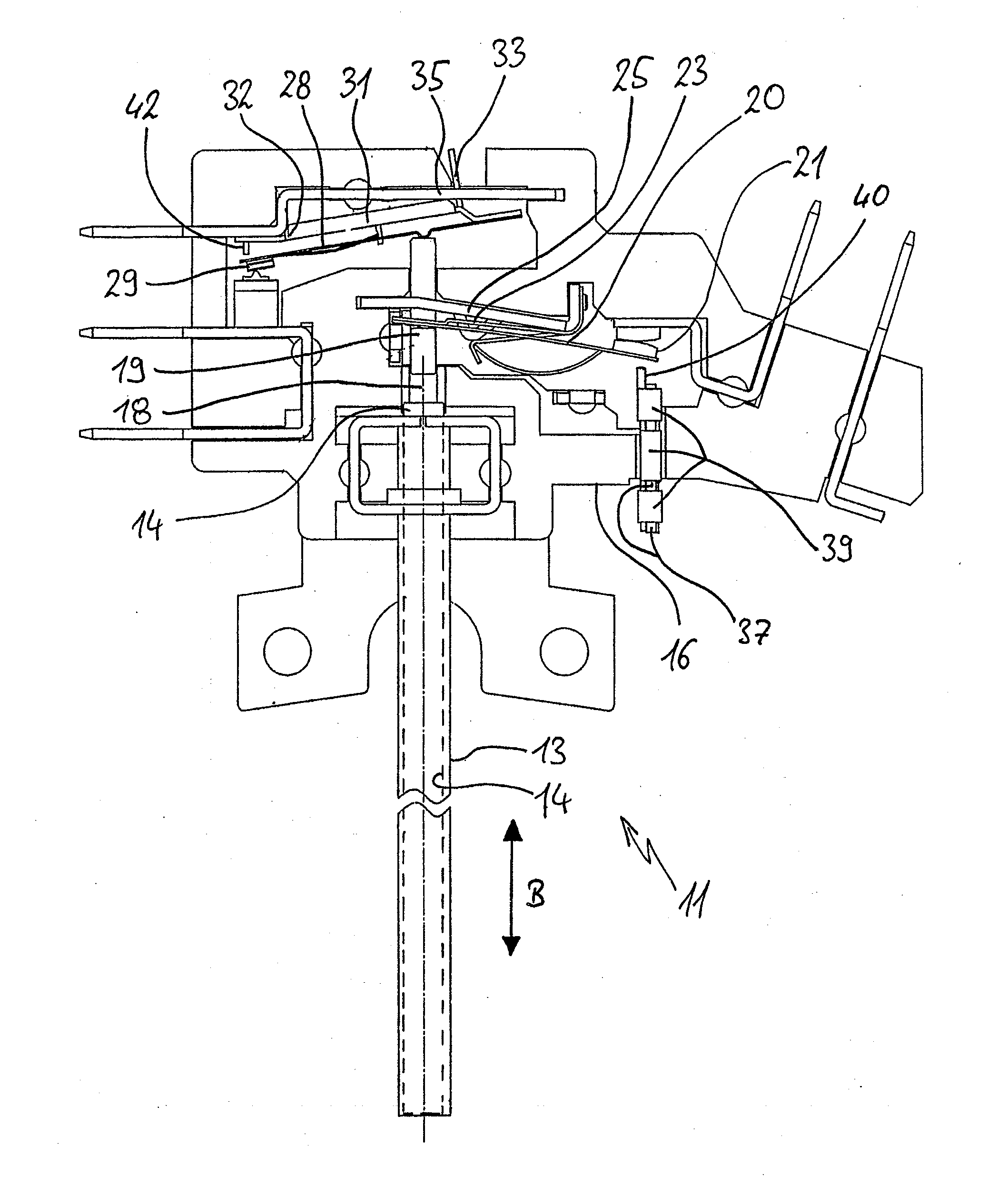 Temperature sensor and method for adjusting such a temperature sensor