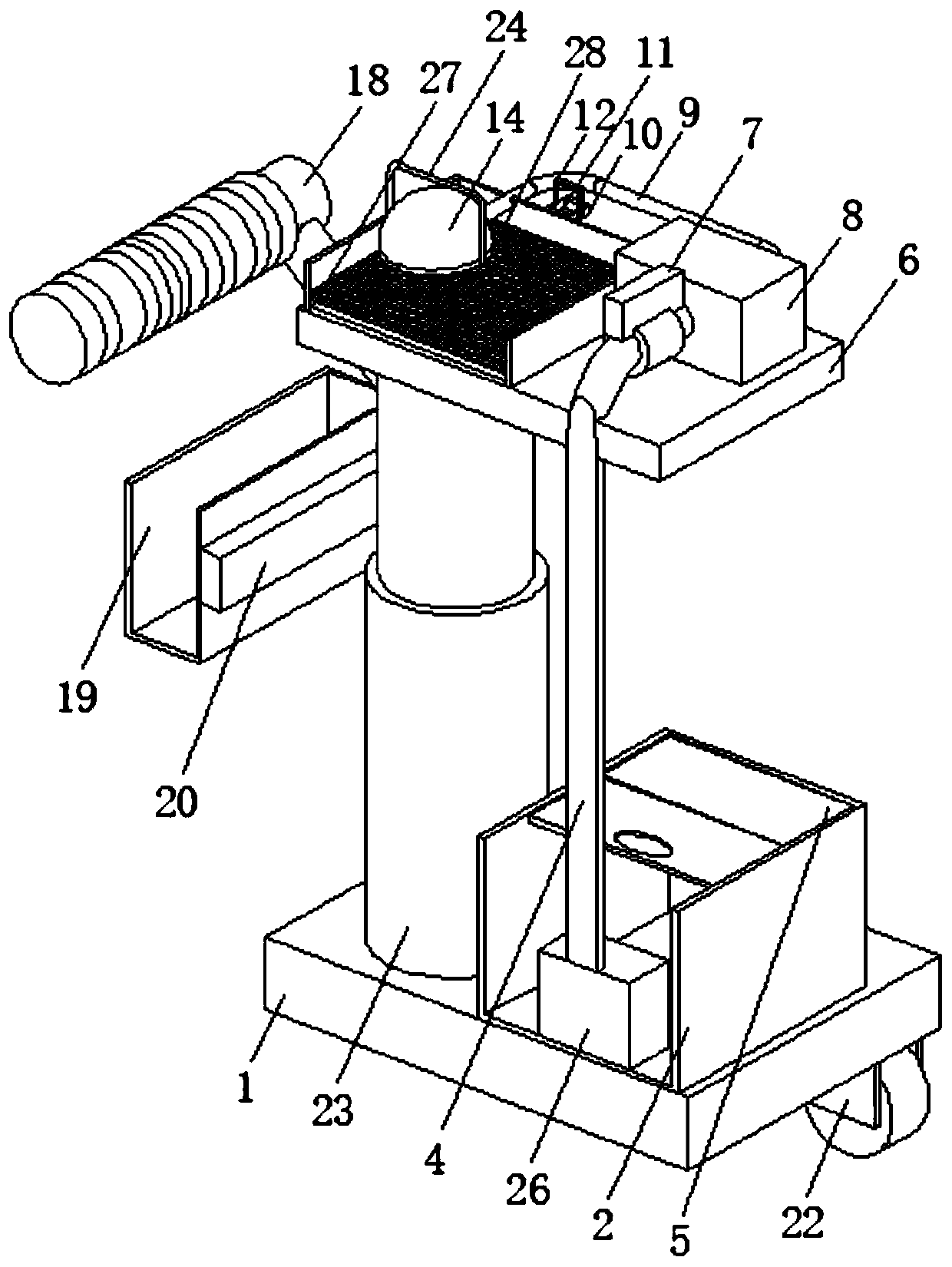 Multi-functional auxiliary anaesthesia apparatus for clinical anesthesia department