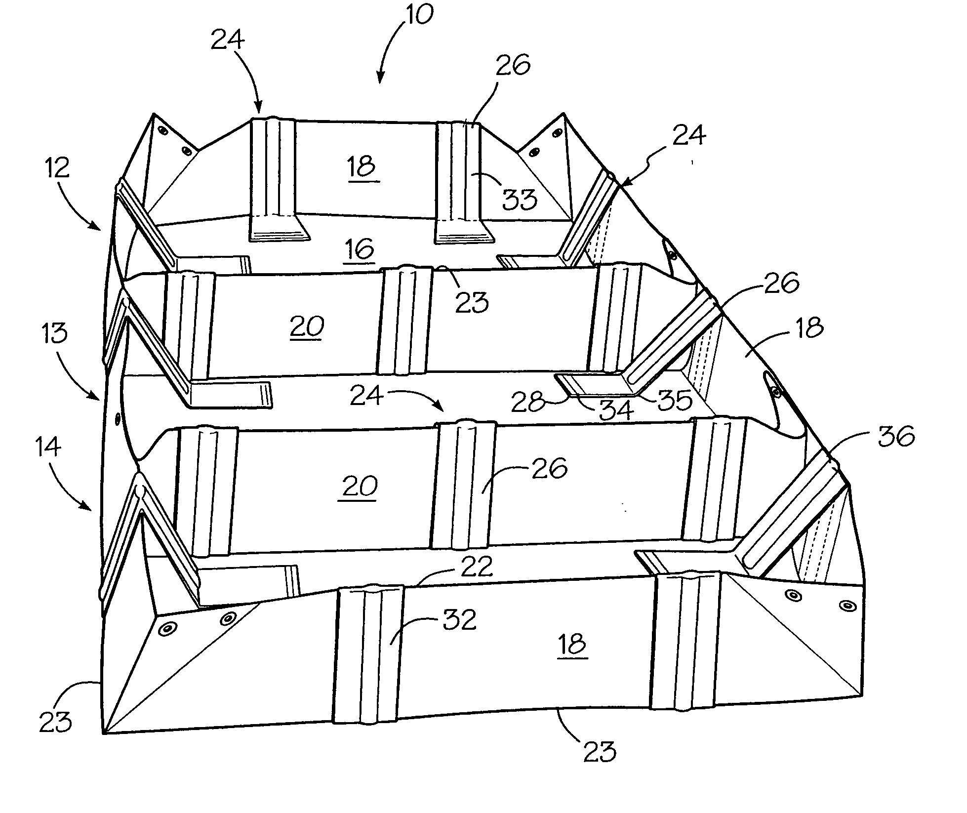 Multi-section containment