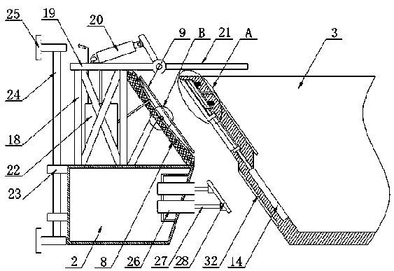 Unmanned ship automatic berthing charging device