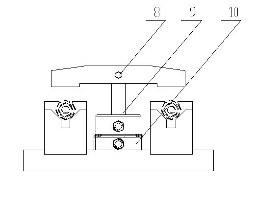 Eccentric shaft machining clamp