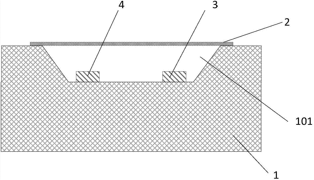 Pressure sensor based on thermal resistance principle and working method thereof