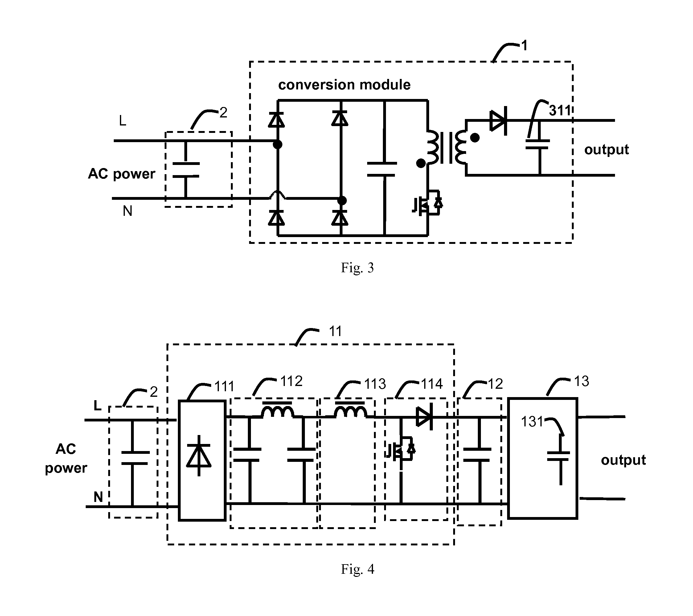 Capacitor discharging circuit and converter