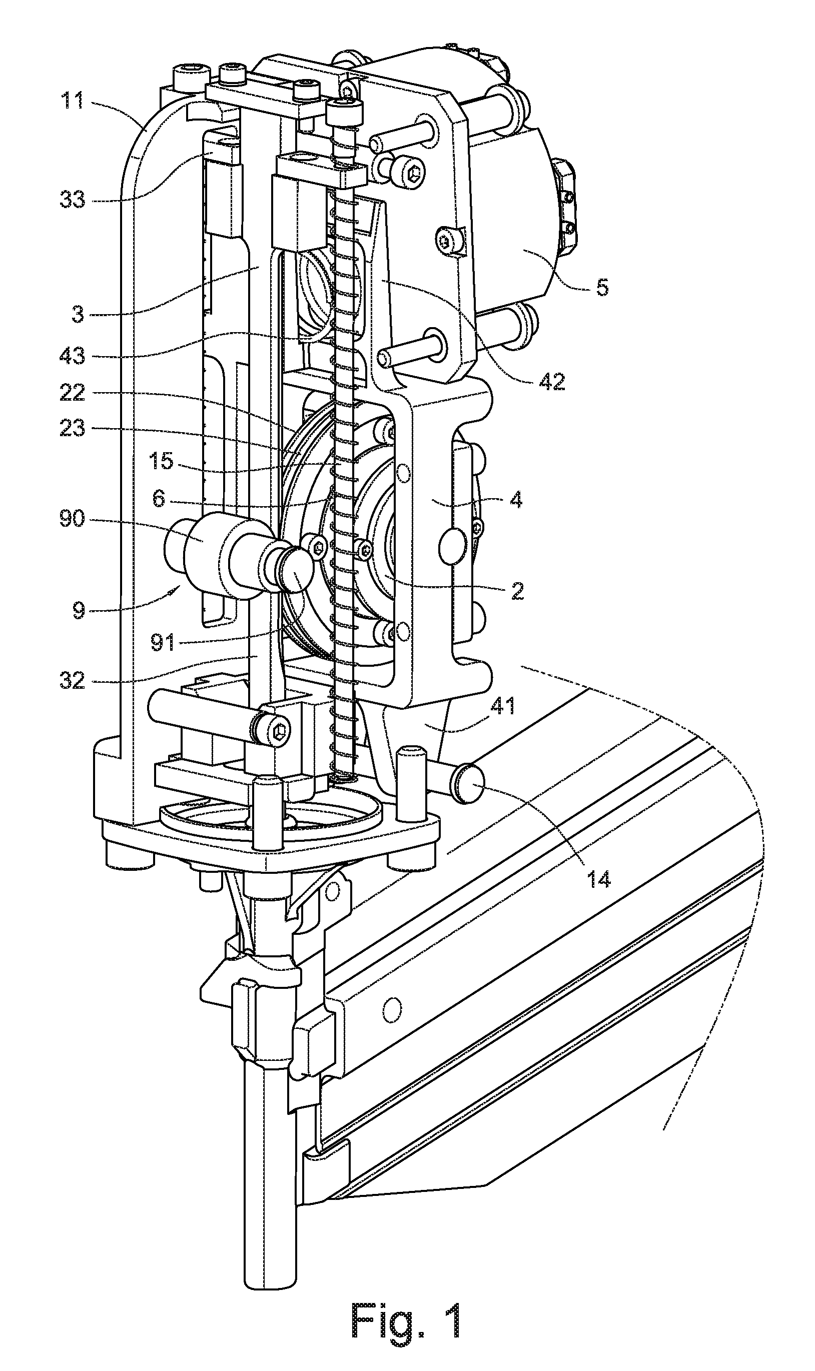 Actuator for electrical nail gun