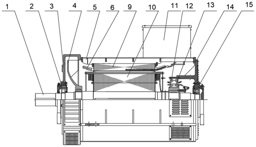 High-power medium-speed generator